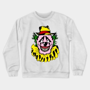 Colorful Crazy Clown Crewneck Sweatshirt